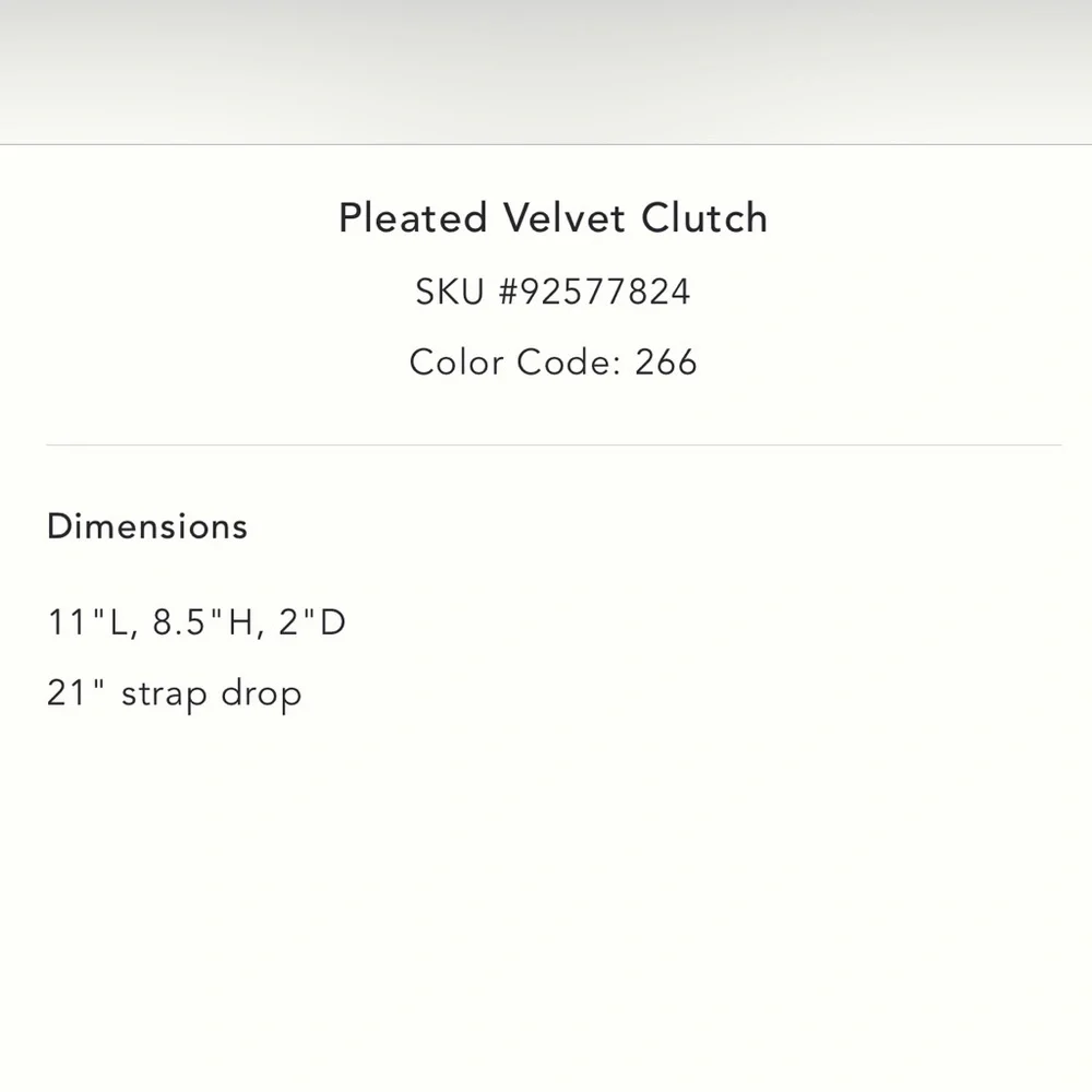 Anthropologie Pleated Velvet Clutch in Pink Combo NWT